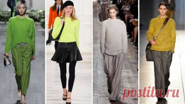 Модные женские свитера сезона 2014-201 года | Fusion of Styles