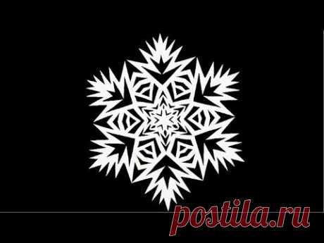 Paper snowflake tutorial ? - Look here! Snowflakes in 5 minutes