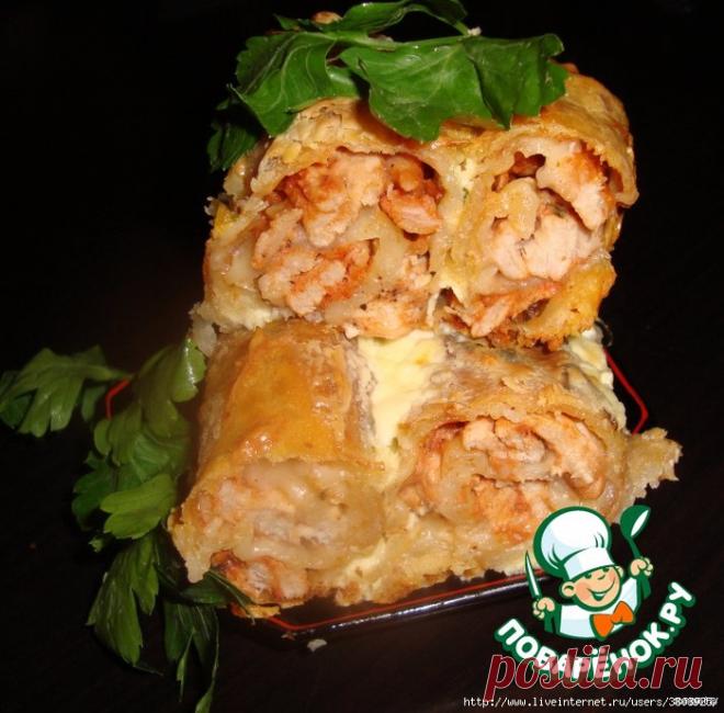 Запеченные рулеты 