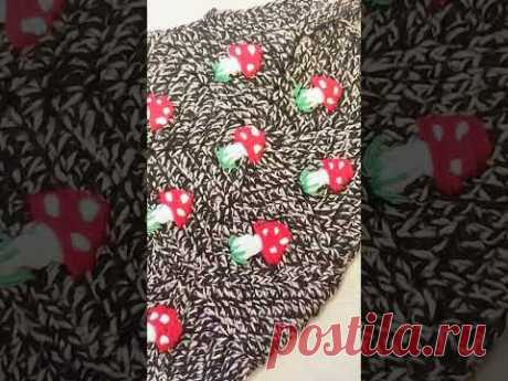 Ещё одна вязаная сумочка с мухоморами #crochet #handmade #вязание #knitting #bag #стиль
