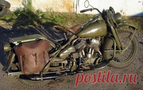 Harley Davidson WLA 1944 год