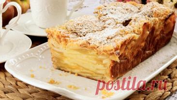 Невидимый Яблочный пирог🍎 | ПРОСТОРЕЦЕПТ🌾 | Дзен