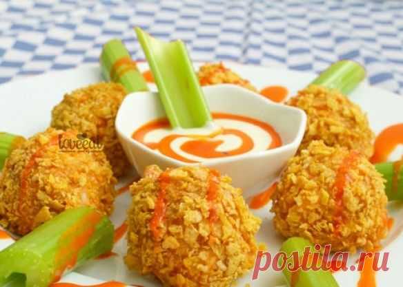 Пряные куриные котлетки буффало