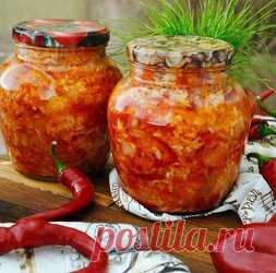 Простой салат с рисом и овощами на зиму ДомашняяПростой. 336000Автор: Юлия Опошнян03 июня 2020, 08:42. Как приготовить. Видео. Похожие рецепты. Ингредиенты. ингредиенты на 4.5 л. салата : морковь 1 кг. помидоры 1 кг. перец болгарский 1 кг. лук 1 кг. перец горький 2 шт. масло растительное 0.5 л. рис 400 гр. соль 70 гр. Пошаговый рецепт приготовления. 1. Отварить рис до полуготовности. 2. Перекрутить на мясорубке помидоры и горький перец. 3. Натереть морковь на тёрке для кор...