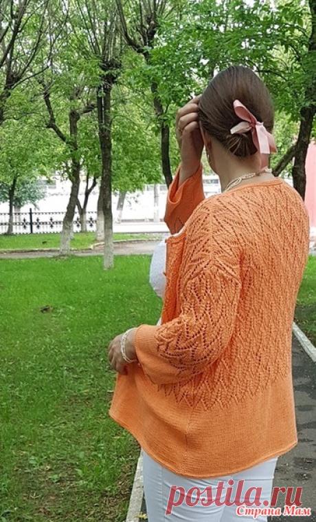 Летний ажурный жакетик - Вязание - Страна Мам
