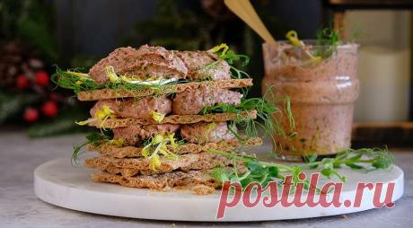 Веганский паштет из красной фасоли с орехами | gastronom.ru | Яндекс Дзен