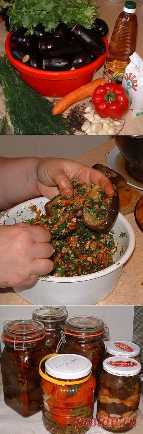 Фаршированные баклажаны -  МИРОВОЙ ЗАКУСОН в любое время года!