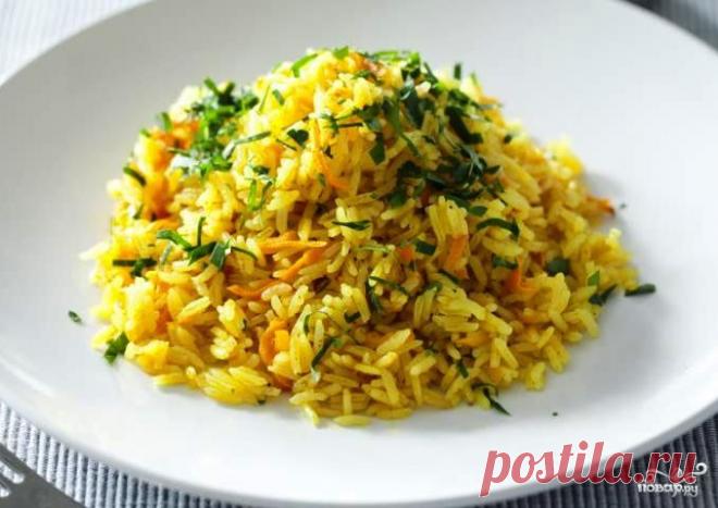 Рис с морковью - пошаговый кулинарный рецепт на Повар.ру