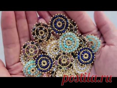 💖✨🫰Natural Stone Woven Earring Pendant🥂｜🔗 @ShowShopShow.Jewelry