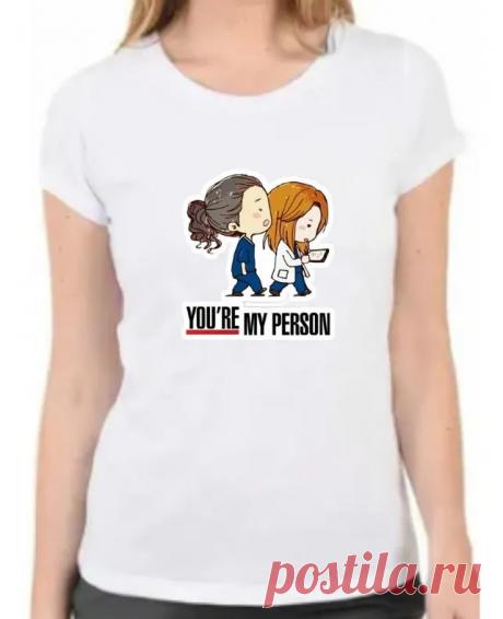 Polera Mujer - Eres Mi Persona Anatomia De Grey - F250 | Cuotas sin interés