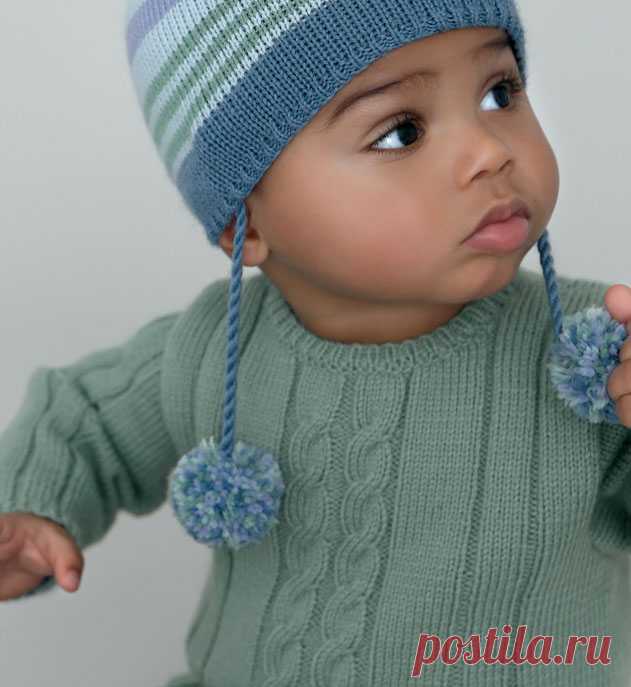 Modèle brassière ou pull fantaisie bébé - Modèles Layette - Phildar