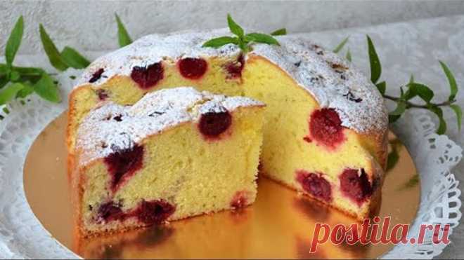 ПИРОГ на скорую руку, с любыми ягодами или фруктами./Summer pie with berries