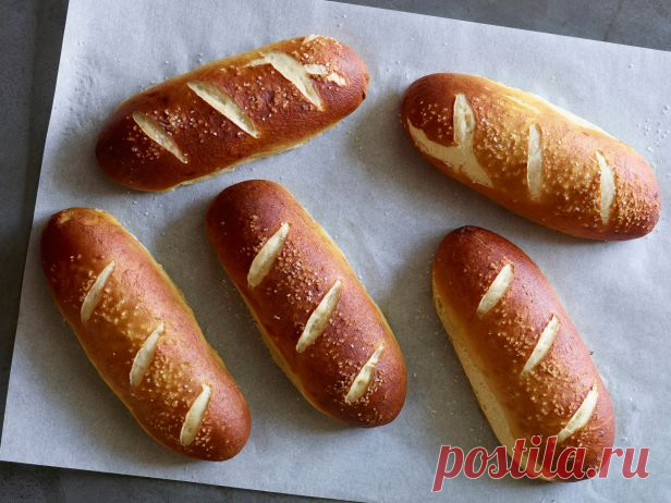 Булочки «Брецель» для хот-догов