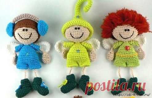 вязаный ангел - гномик