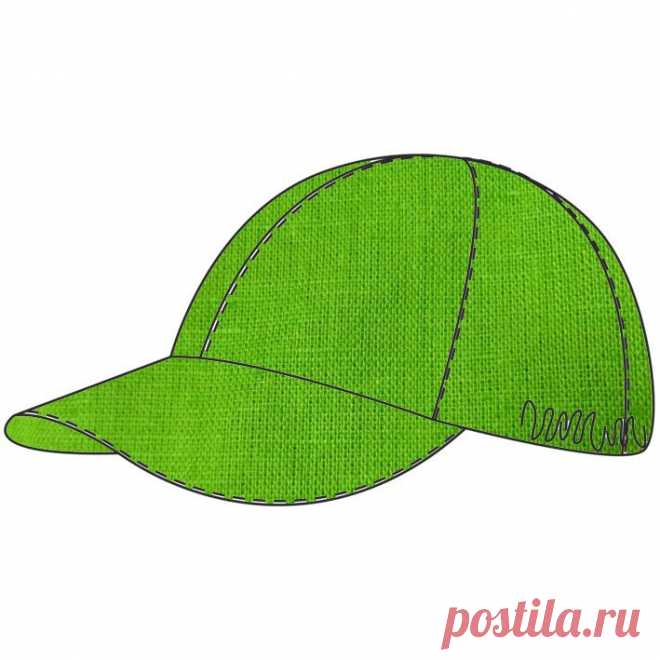 Выкройка кепки-бейсболки | Шкатулка