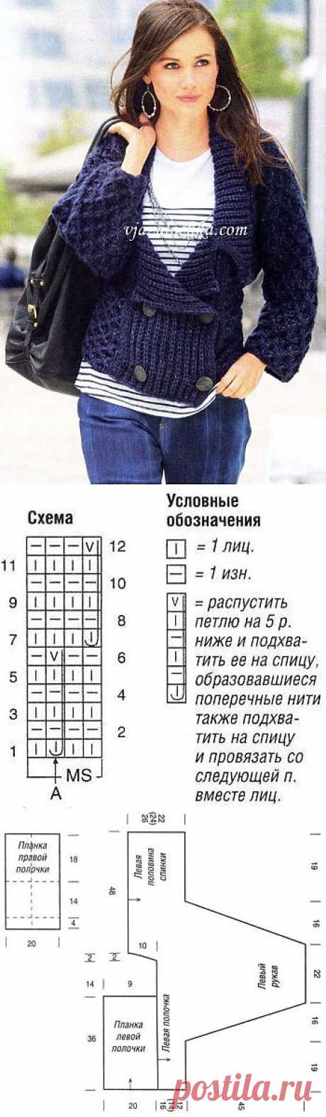 Двубортный блейзер на пуговицах