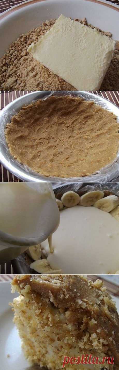 Банановый торт без выпечки "Трюфельдинья" - Простые рецепты Овкусе.ру
