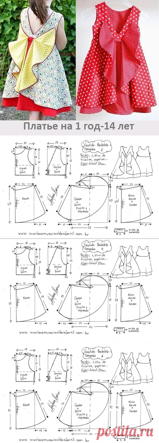 Красивейшее детское платье за 3 часа — Сделай сам, идеи для творчества - DIY Ideas