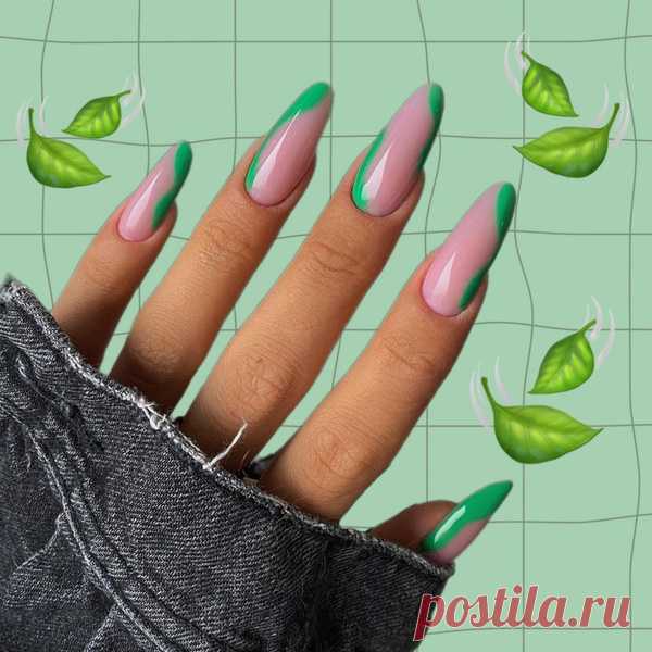 Зеленый маникюр: 10 самых красивых и ярких дизайнов ногтей на лето 2023 | theGirl