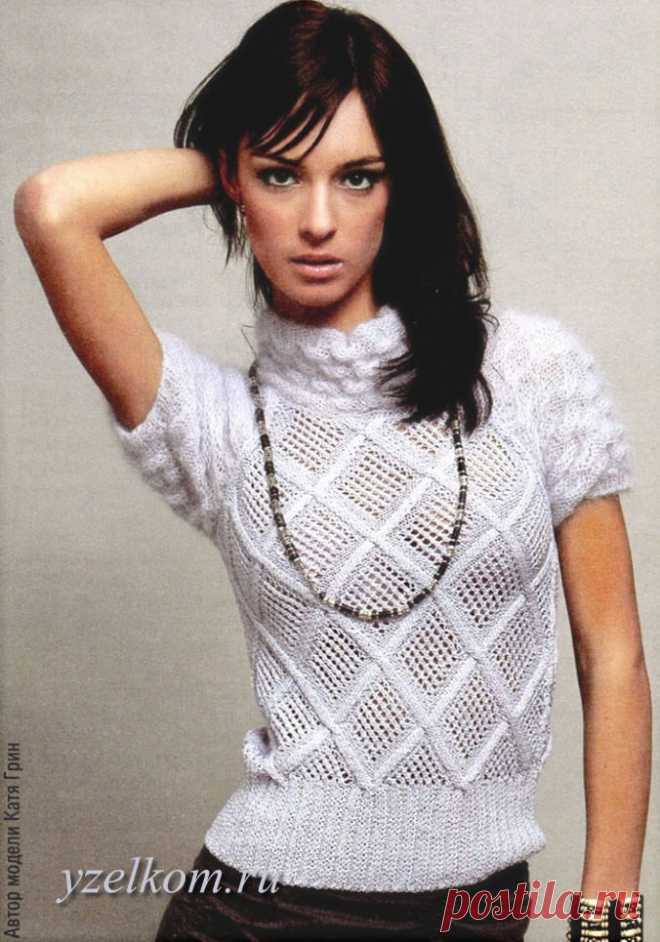 Топ с каймой Жилет с бретелями из цветов Болеро крючком. Узор веера Топ спицами. Квадратные мотивы Джемпер женский. Рукав реглан Топ вязаный спицами. Узор ландыши Болеро ажурное крючком. Аппликация Жакет спицами. Волнистый узор Вяжем просто. Топ меланжевый Пуловер на круглой кокетке. Вязание листьев