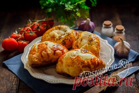 Самса с мясом из слоеного теста - пошаговый рецепт с фото