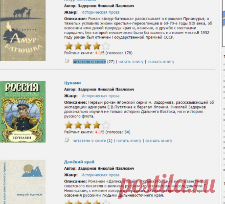 Задорнов Николай Павлович. Читать книги онлайн, скачать книги txt, jar, zip