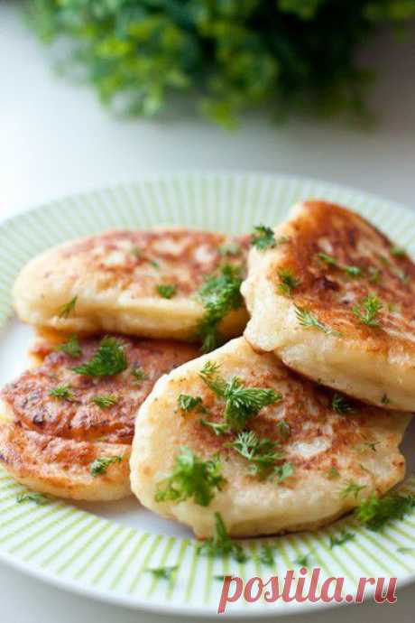 Вкусная жизнь - Оладьи на брынзе.
