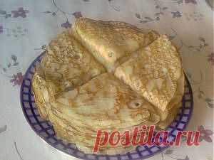 Блины дрожжевые по ГОСТУ. Рецепт c фото