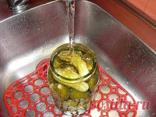 ОГУРЦЫ ИЗ ПОД КРАНА
Я долго мучилась, чтобы иметь зимой хрустящие соленые огурчики. Разные способы консервирования испробовала. Но судьба меня не оставила без внимания и послала мне... приятельницу из Киева, от нее я и узнала простейший способ консервирования огурчиков, которым пользуются киевлянки (как она мне сказала) и этот способ так и называется 