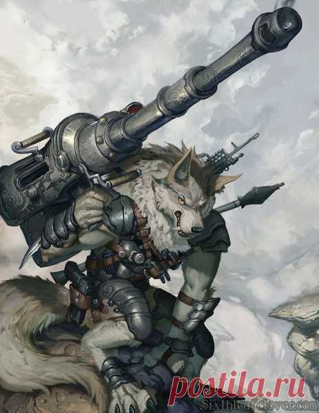 Shock and Awe Cray, the Walking Armory, is on the move, hauling his arsenal of weapons and his icon of firepower: A shoulder-mounted, 88-mm magazine-fed gun.