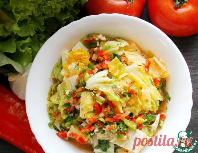 Маринованная пекинская капуста – кулинарный рецепт