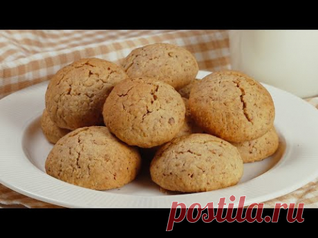 Овсяное печенье. Всего за 20 МИНУТ! Вкусный и полезный ДЕСЕРТ!