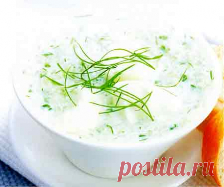 Холодный суп из огурцов рецепт приготовления