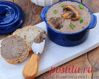 Рецепт: Грибной паштет с орехами на RussianFood.com
