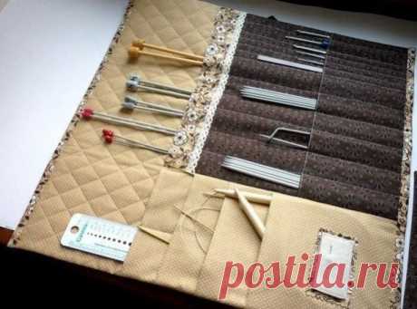 Чехол-органайзер для спиц. Подборка