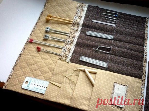 Чехол-органайзер для спиц. Подборка