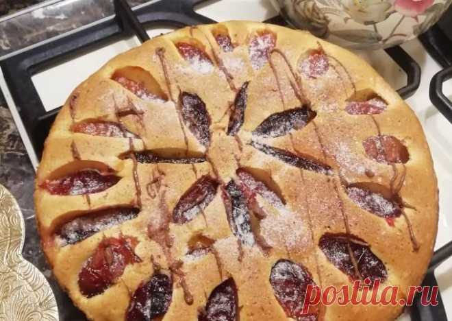 (4) Сливовый пирог - пошаговый рецепт с фото. Автор рецепта Альбина . - Cookpad