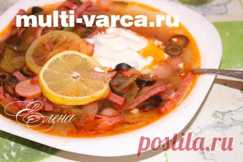Солянка сборная мясная в мультиварке