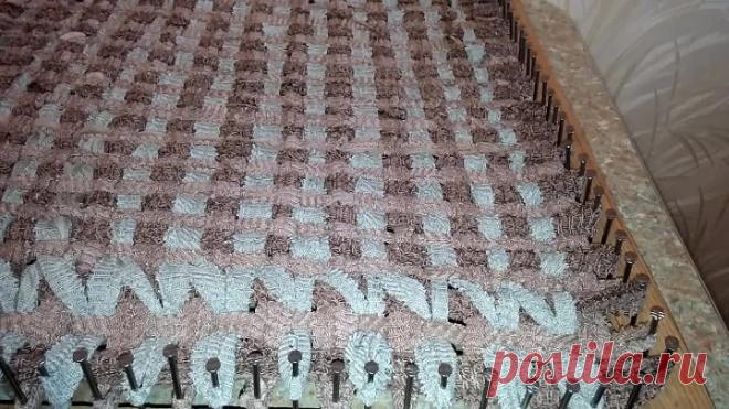 Плетем Коврик Своими Руками