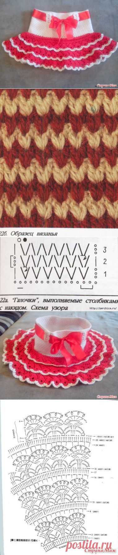 Юбка связанная крючком . Обсуждение на Блоги на Труде