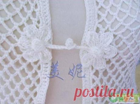 Болеро с ажурной каймой крючком. Нежное болеро вязаное крючком со схемами | Домоводство для всей семьи