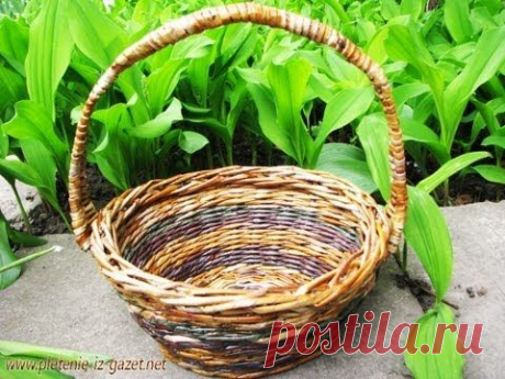 ▬► Плетение из газет ручек. Часть II. / Handles for baskets