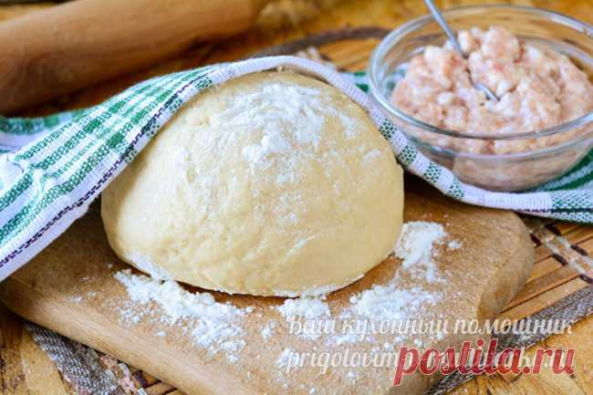 Тесто на чебуреки с пузырьками как в чебуречной: рецепт с фото