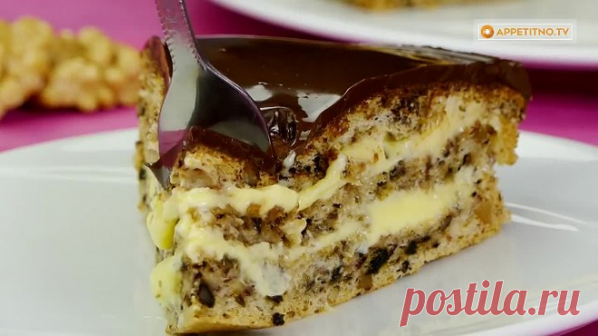 Только не откусите пальцы! Рецепт самого вкусного орехового торта, покорит вас навсегда!