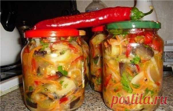 БАКЛАЖАННЫЙ САЛАТ 