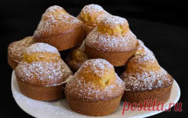 Пышные и вкусные кексы на сметане! - TVCook - медиаплатформа МирТесен