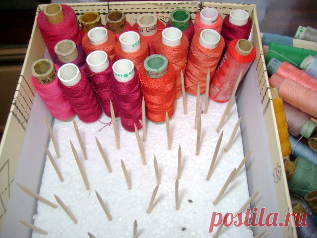 Органайзер для ниток своими руками