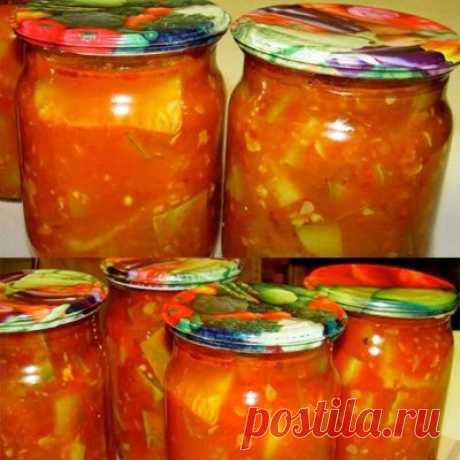 Острая аджика из кабачков