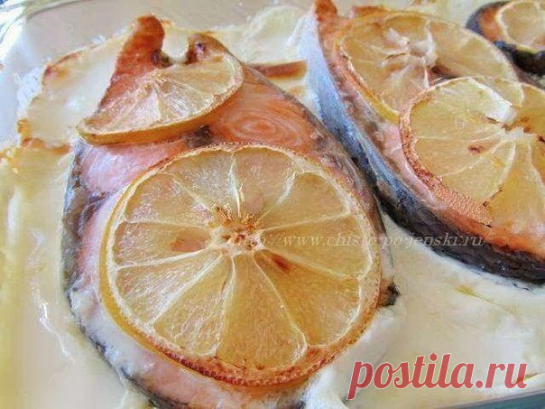 Сёмга, запечённая в сливках "по-кипрски" | БУДЕТ ВКУСНО!