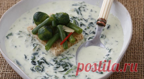Суп со шпинатом и зелеными овощами, пошаговый рецепт с фото